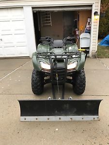 2012 Honda Rancher 420 4x4 Power Steering Trx420fpmc With Plow 30hrs 38 miles