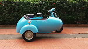 Vespa scooter with sidecar fully restored by Scooter99.com
