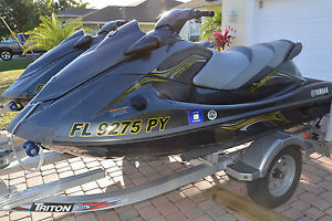 Two 2014 Yamaha WaveRunners VX Deluxe 1 has flyboard adaptor kit LOW HOURS