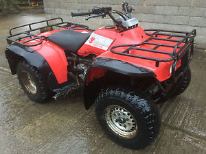 HONDA BIG RED 4X4 300CC FARM QUAD BIKE ATV - SMALLHOLDING - NO VAT