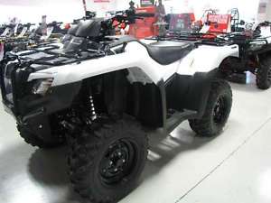 NEW 2016 HONDA RANCHER 420 AT IRS 4X4 AUTO TRX420FA5 WHITE CALL ADAM740-296-3496