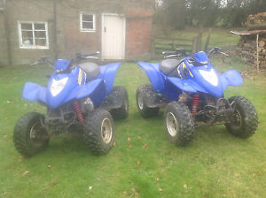 Two Kymco Mongoose KXR 250 Quad Bikes