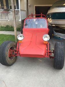 Red vw dune buggy