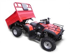 ELSTAR QUAD BIKE TIPPER TRAY FARM TRAILER ATV UTV 250cc 5 SPEED NURSEY LAWN CART