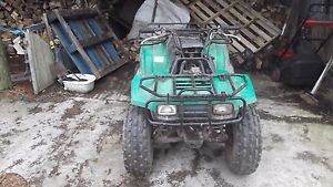 kawasaki klf 220 2x4 farm quad spares or repair.(barn find)