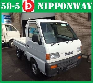 Japanese Mini Truck 1992 Suzuki Carry 4x4 Hi-Lo 13k Miles with AC at No Reserve