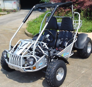 2016 Trailmaster 300 (300CC) XRS Dune Buggy Go Kart Silver Like New Pickup CT
