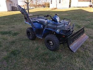 2014 polaris sportsman 400 4x4 Snowplow only 133 miles