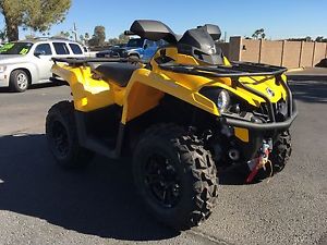 2017 Can-Am Outlander 570 XT 1 Mile Yellow Winch Private Party