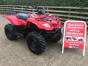 SUZUKI KING QUAD 2011 4X4 FARM QUAD BIKE ATV - 3 MONTHS WARRANTY - £2500 + vat