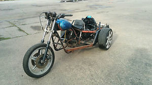 Steyr Puch 500 engine on trike project . AC Invacar halflinger fiat 500  running