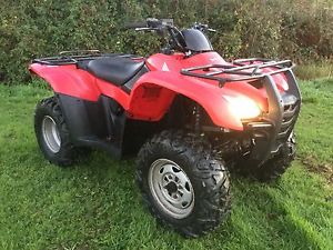 honda 420 4wd farm quad 4x4 atv .Fuel injected