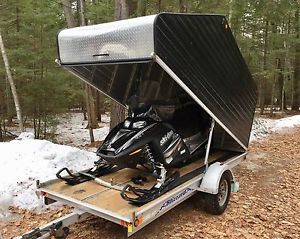 Low Mileage 2006 SkiDoo GTX Sport & Single Sled Clamshell Trailer