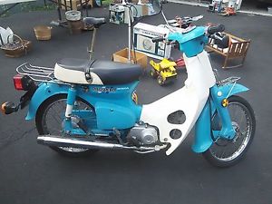 1982 Honda Passport C70 Baby Blue Scooter 600 miles 2d owner Manual keys