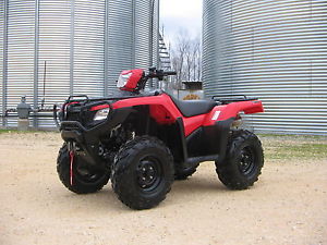 2015 HONDA FOREMAN RUBICON 500 4x4 AUTOMATIC DCT W/POWER STEERING & IRS AUTO/ES!