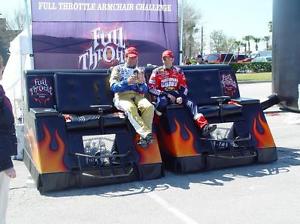 2005 'Full Throttle' NASCAR Armchair Drag Racers Ky 'The Rocketman' Michaelson