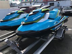 2 - 2015 SEA DOO GTI 155 SE  WITH TRAILER LOW HOURS!