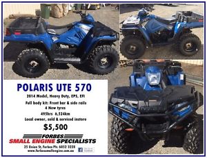 POLARIS UTE 570 HO 4X4 HD EFI EPS QUAD ATV BIKE