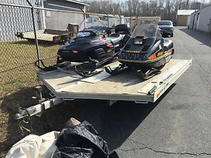 2000 Ski-Doo Grand Touring 600, 1979 Ski-Doo Olympique 340, & 1997 Raven Trailer