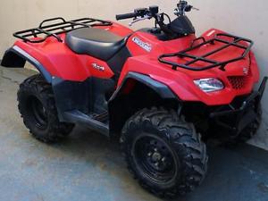 2012 RED SUZUKI KING QUAD 400 CC FSI 2/4WD 4X4 OFFROAD QUAD 2 MTH RTB WARRANTY