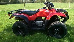 Honda TRX 250 TM 2012 Agri Reg, Low Hours 1x owner from new No VAT. V5 present