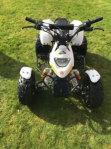 M2R 110cc White Quad Bike