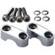 TMAX/MAJESTY CHROME HANDLEBAR HOLDERS