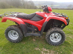 Honda TRX500FE Foreman ATV Quad Bike - 2012 - 4x4x2 - Free UK delivery