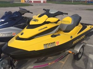 SEADOO 2010 RXT 215 AND 2004 GTX SC LIMITED WITH TRAILER