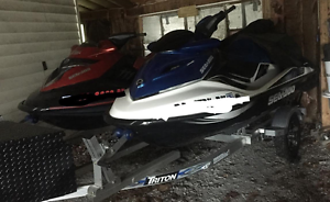 2009 SEADOO GTX 215 WITH NEWER DOUBLE TRAILER