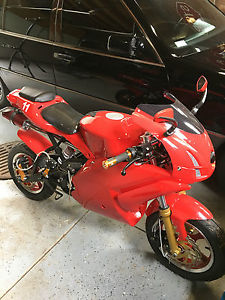 Red 110cc X19 Super Pocket Bike