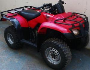 2005 RED HONDA FOURTRAX 250 CC 2WD 2X4 ROAD REGISTERD QUAD 2 MTH RTB WARRANTY
