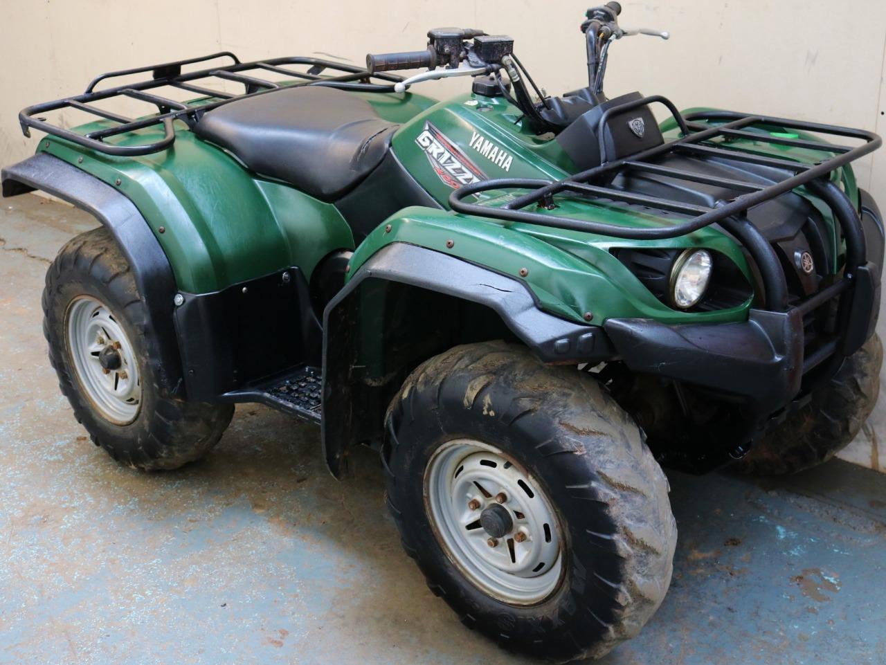 2010 GREEN YAMAHA GRIZZLY 450 CC 2/4WD SELECTABLE QUAD BIKE 2 MTH RTB WARRANTY