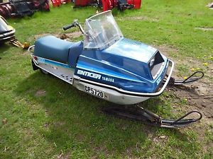 1980 YAMAHA  ENTICER 300 TWIN VINTAGE SNOWMOBILE NICE
