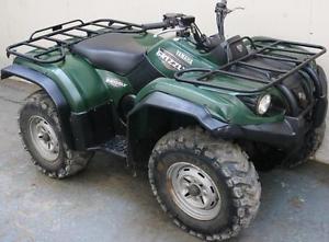 2009 GREEN YAMAHA GRIZZLY 450 CC 2/4WD SELECTABLE QUAD BIKE 2 MTH RTB WARRANTY