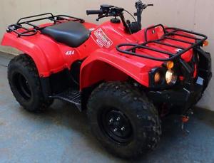 2016 EX DEMONSTRATOR RED YAMAHA COLEMAN 400 CC 2/4WD 4X4 QUAD 2 MTH RTB WARRANTY