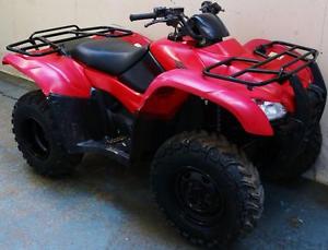2008 RED HONDA 420 CC MANUAL 2/4WD SELECTABLE OFFROAD QUAD 2 MTH RTB WARRANTY