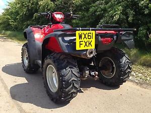 2012 HONDA TRX 500 FOREMAN AUTOMATIC 4x4 QUAD ATV Road Legal