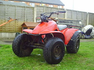 1985 HONDA TRX 125 RED QUAD QUADBIKE ATV OFF ROAD FARM BIKE