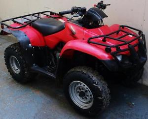 2005 RED HONDA FOURTRAX 250 CC 2WD 2X4 ROAD REGISTERD QUAD 2 MTH RTB WARRANTY