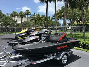 2014 Seadoo GTX Limited 260hp iS& 2013 Seadoo RXT-X aS 260Hp Trailer Covers PWC