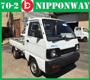 Japanese Mini Truck 1991 Suzuki Carry Full Option 4x4 with AC at No Reserve