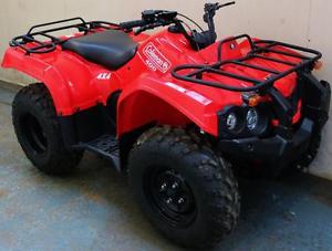 2016 BRAND NEW RED YAMAHA COLEMAN 400 CC 2/4WD 4X4 QUAD 2 MTH RTB WARRANTY