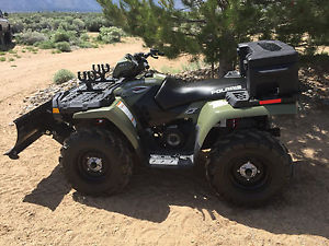 2006 Polaris Sportsman 500 EFI WITH PLOW AND WINCH ONLY 273 MILES