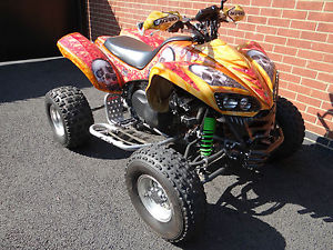 KAWASAKI KFX 700 AUTOMATIC FULL SIZE ROAD LEGAL BAD BOY QUAD BIKE 12 months mot