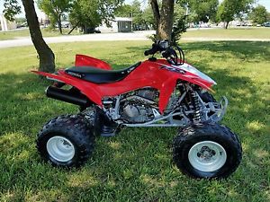 2014, Honda, TRX, 400, EX, 400EX, TRX400EX, Red, White, Black, Sport, ATV