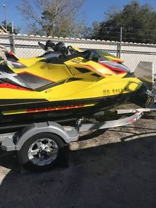 2015 SEADOO'S-RXP X-260 AND RXT X AS260 WITH TOP OF THE LINE TRITON TRAILER-40HR