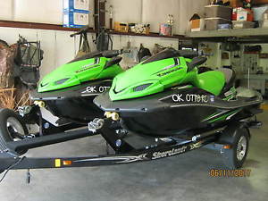 2 Kawasaki Ultra 300x jet ski w/trailer