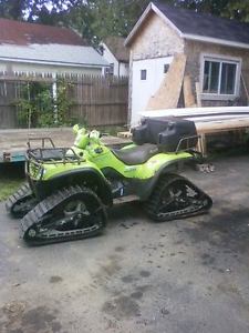 2003 Kawasaki 650 Prairie With Tracks