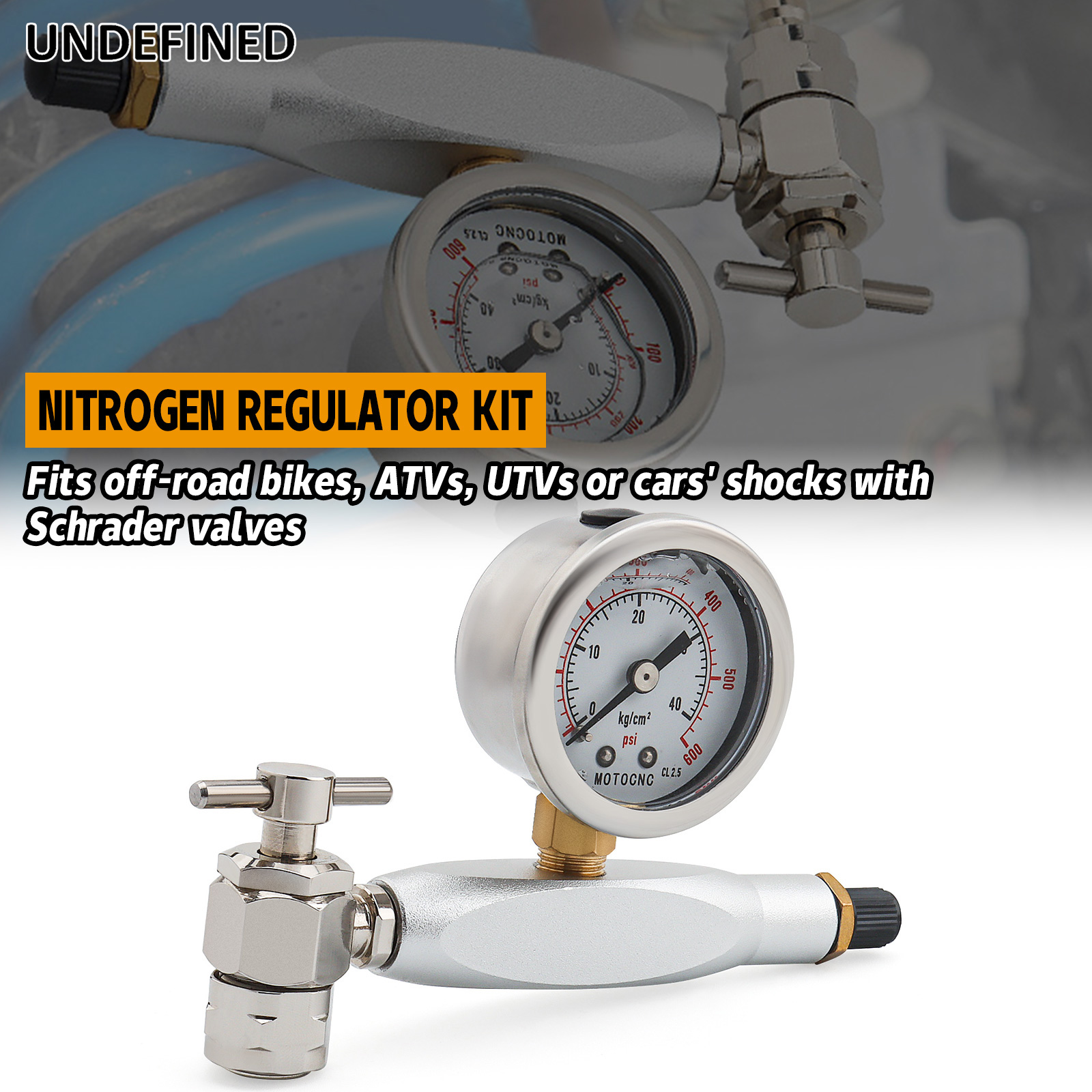600PSI Suspension Shock Nitrogen Needle Fill Tool Kit ATV UTV For KTM Suzuki Yamaha Polaris RZR CanAm Arctic Cat Snowmobile - AliExpress 34 image 1